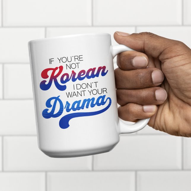 Funny koreansk Drama Älskare Personalizable Två-Tonad Mugg (Skapare uppladdad)