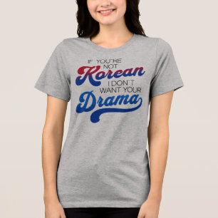 Funny koreansk Drama Älskare T Shirt