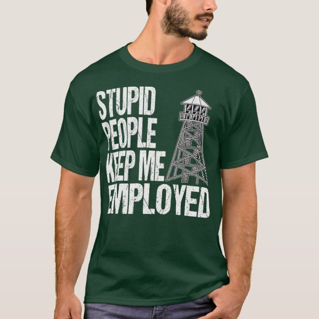 Funny korrektionsförrättare eller fängelseland t shirt (Framsida)