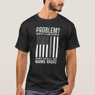 Funny korrigeringsansvarig Problem Skriva A Grieva T Shirt