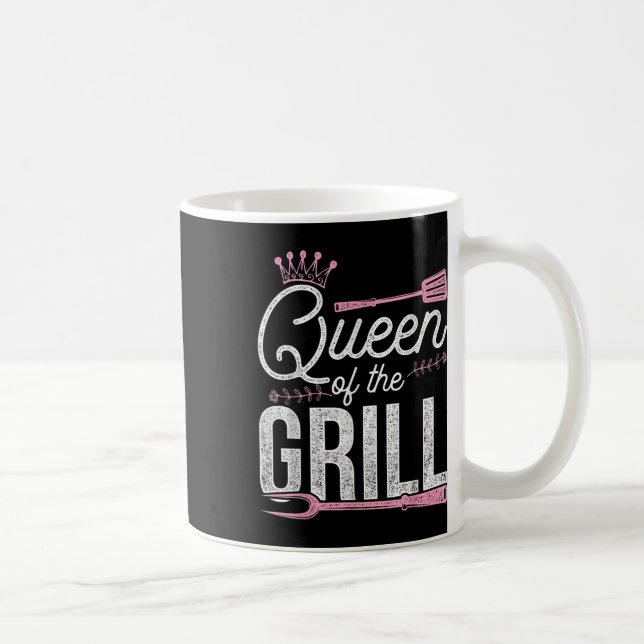 Funny Kött Barbecue Chef Women Gift rökt Bbq Kaffemugg (Höger)
