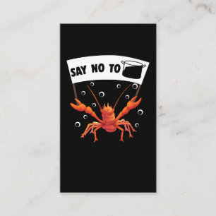 Funny Kräftor Boil Pun Crayfish Season Lobster Visitkort