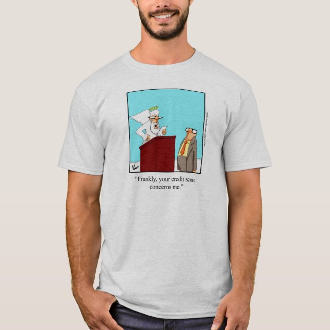 Funny Kredit Score Tee-Shirt "Spectickles" T Shirt (Framsida)