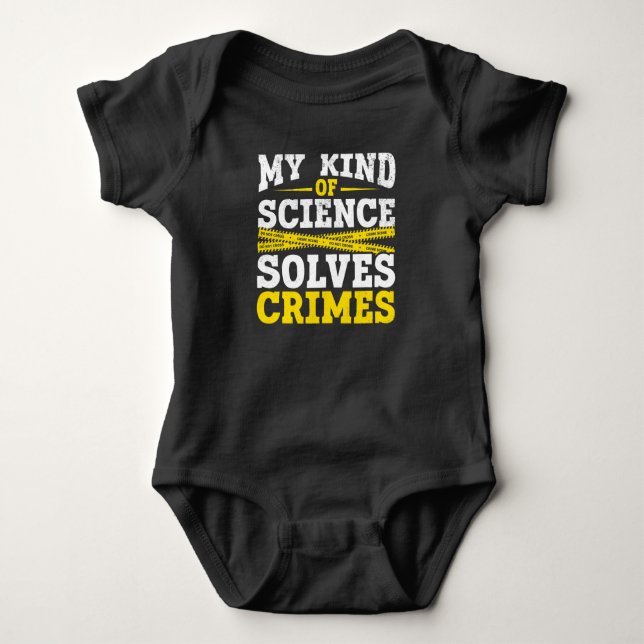 Funny kriminaltekniker Forensic Science Crime Solv T Shirt (Framsida)