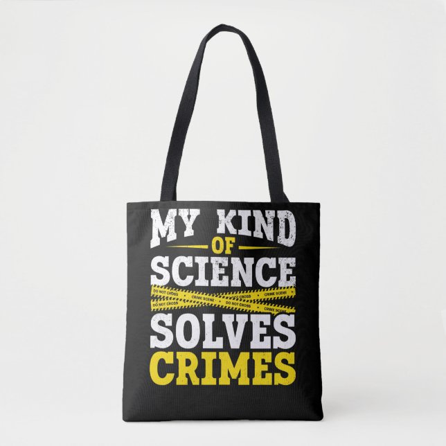 Funny kriminaltekniker Forensic Science Crime Solv Tygkasse (Framsida)