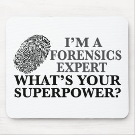 Funny kriminalteknisk expert musmatta
