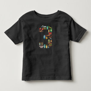 Funny Kryp 3:e födelsedagen Gift Cute 3 år gammal  T Shirt
