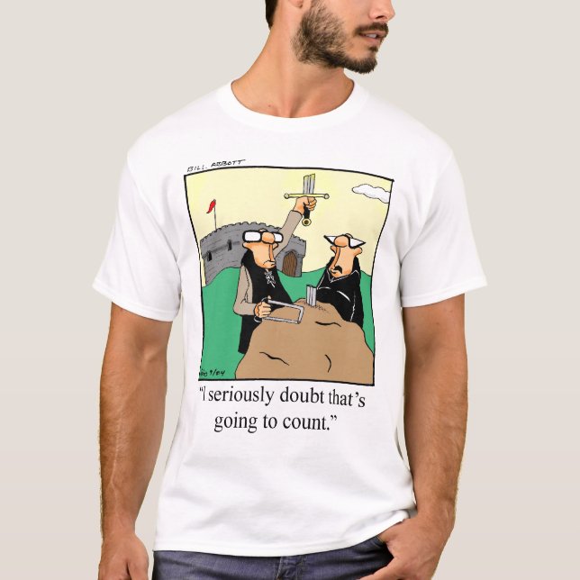 Funny Kung Arthur T-Shirt (Framsida)