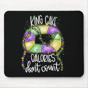Funny Kung Cake Calories Räkna inte Mardi Gras Co Musmatta