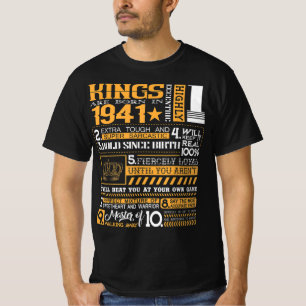 Funny Kung, född 1941, 1941 Lycklig, Brithday Gif T Shirt