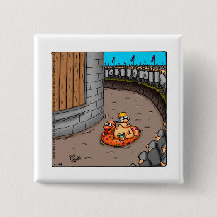 Funny Kung i Castle Humor-knappen Knapp