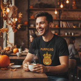 Funny Kung Pumpkin Pun Couple Halloween Costume T Shirt
