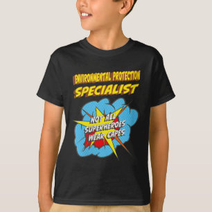 Funny kvinnlig miljöskyddsspecialist t shirt