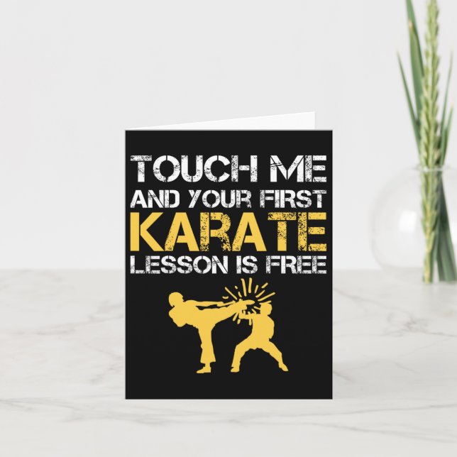 Funny Kyokushin Karate Kort (Framsida)