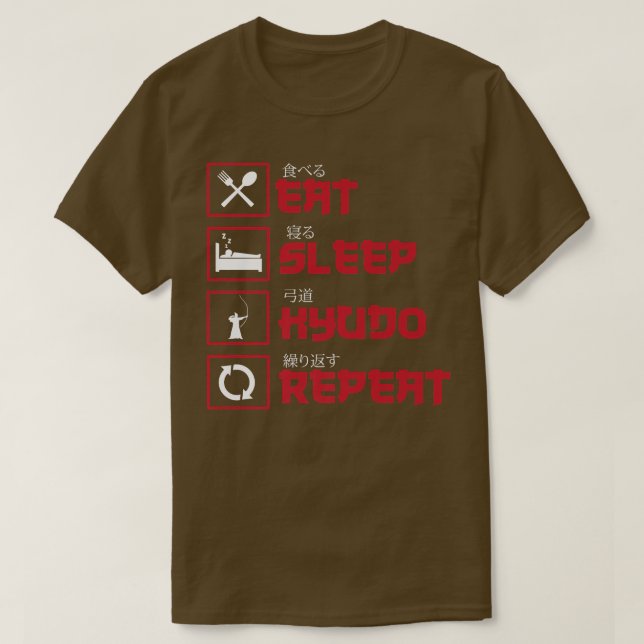Funny Kyudo Apparel Japansk Archery Samurai (2) T Shirt (Design framsida)