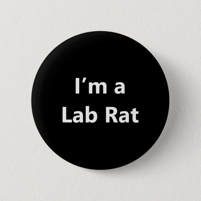 Funny Lab Råtta Halloween Costume Pretend Minute L Knapp (Framsida)