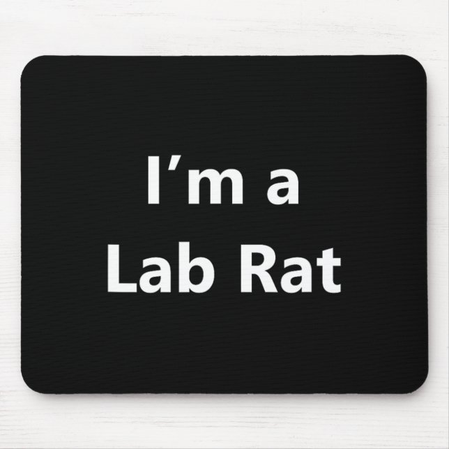 Funny Lab Råtta Halloween Costume Pretend Minute L Musmatta (Framsidan)
