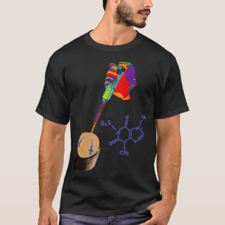 Funny Lab Tech Chemistry Caffeine Pipette T Shirt