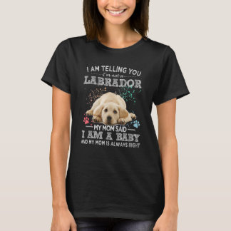 Funny Labrador Retriever Mamma Puppy Baby Hund T Shirt