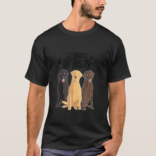 Funny Labrador Retriever Manar Women Celebrate Div T Shirt (Framsida)