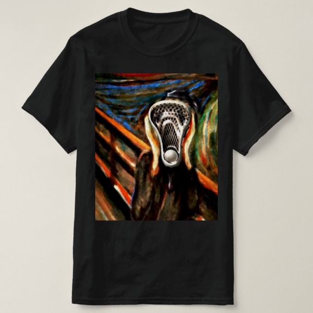 Funny Lacrosse T-shirt (Design framsida)