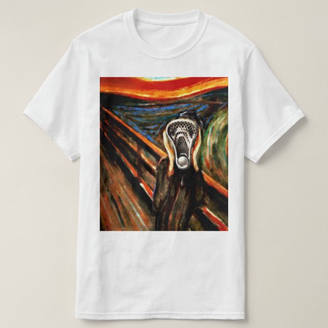 Funny Lacrosse T Shirt (Design framsida)