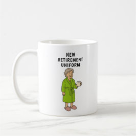 Funny Lady Retirement Kaffemugg