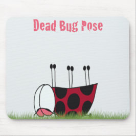 Funny Ladybug Dead Kryp Yoga Pose Musmatta