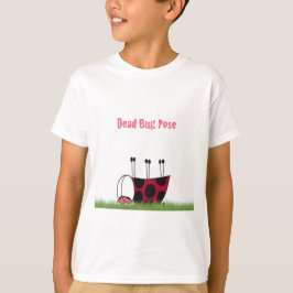 Funny Ladybug Dead Kryp Yoga Pose Tee