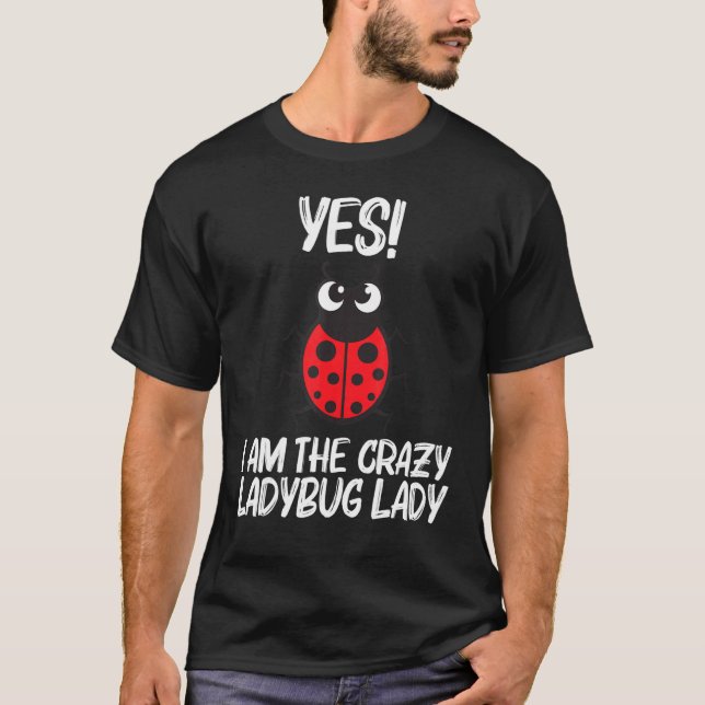 Funny Ladybug for Women Mamma Ladybird Beetle Inse T Shirt (Framsida)