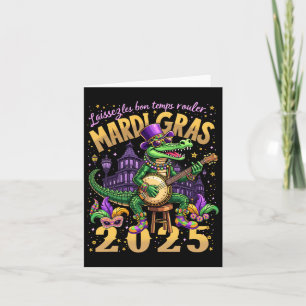 Funny Laissez Les Bon Temps Rouler Mardi Gras 2025 Kort