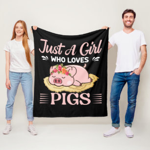 Funny Land Gris Älskare Fleece Blanket
