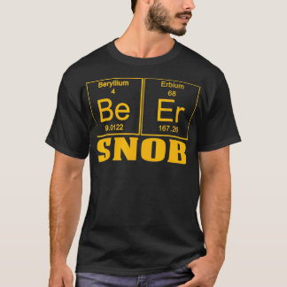Funny lärare Assistant Beer Snob Guld T Shirt