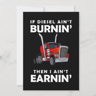 Funny Lastbil Driver Gift Julkort