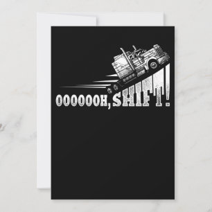 Funny Lastbil Driver Trucker Gift Julkort