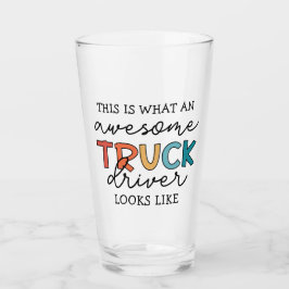 Funny Lastbil-drivrutin | Drivrutin Fantastisk Tow Glaskopp