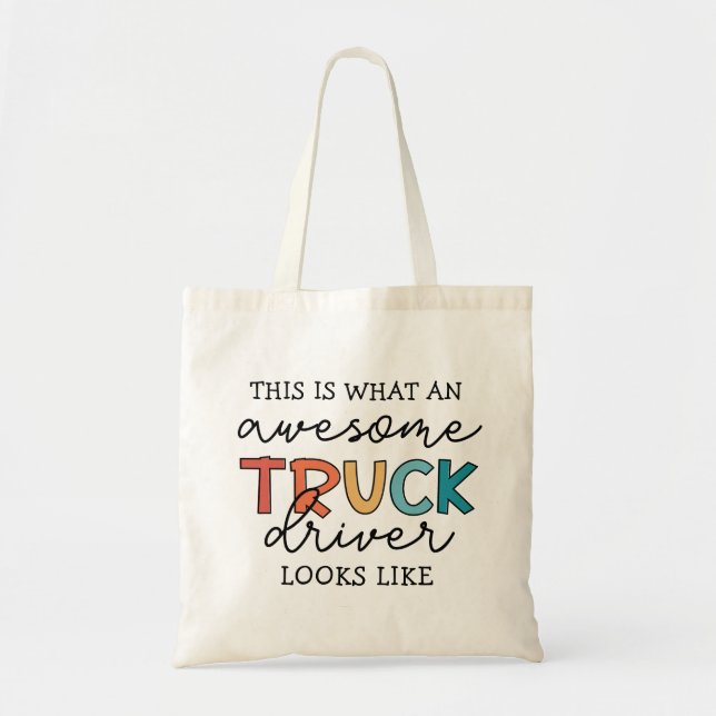 Funny Lastbil-drivrutin | Drivrutin Fantastisk Tow Tygkasse (Framsidan)