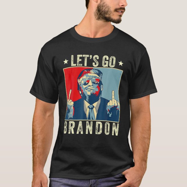Funny Låt oss Go Branson Brandon Santa Joe DJ Ugly T Shirt (Framsida)