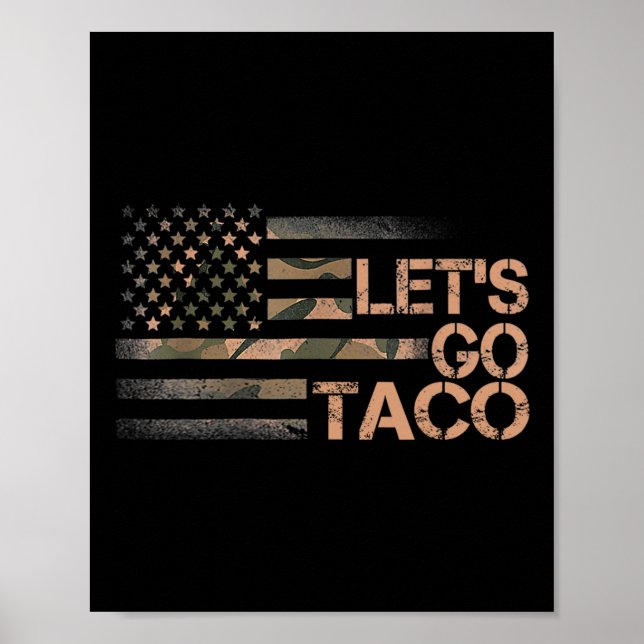 Funny Låt oss Go Taco 3 Poster (Framsidan)