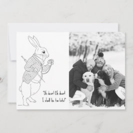 Funny Late Photo Gott nytt år Julkort