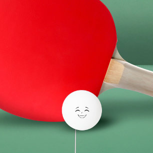 Funny Laughing Ansikte Ping Pong Boll