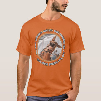 Funny Laughing Horse-familjen T Shirt