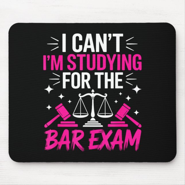 Funny Law School Student Gift - Can't Studying For Musmatta (Framsidan)