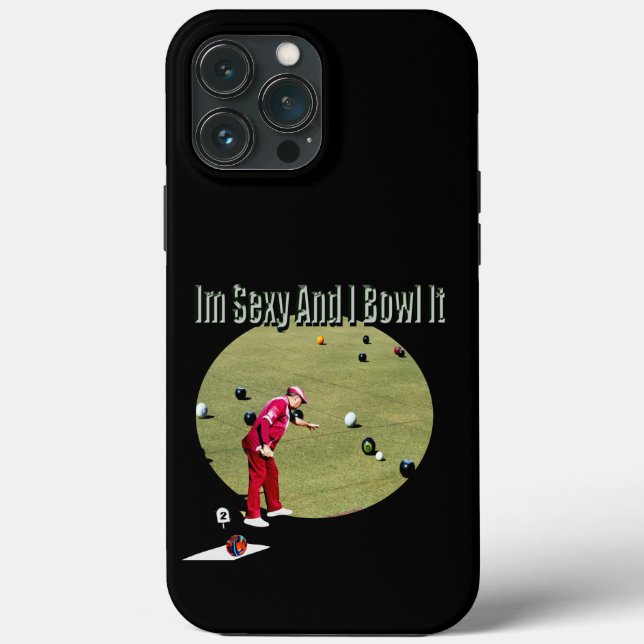 Funny Lawnbowls Tuff Apple iPhone 13 Pro Max Fodra (Baksida)