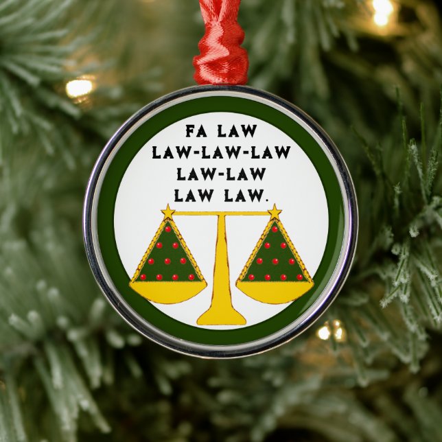 Funny Lawyer Collecsible Julgransprydnad Metall (Träd)