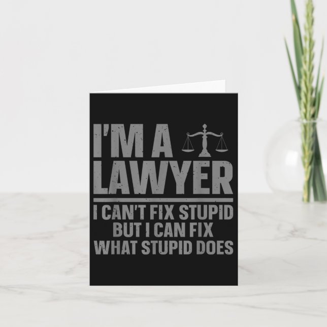 Funny Lawyer Design För manar Women Law School Att Kort (Framsida)