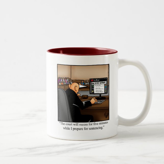 Funny Lawyer Humor Mugg Gift (Höger)