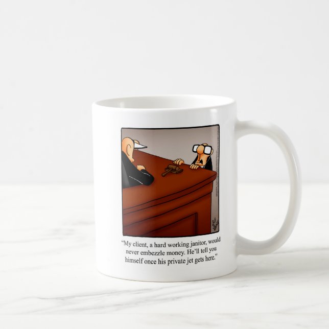 Funny Lawyer Humor Mugg Gift (Höger)