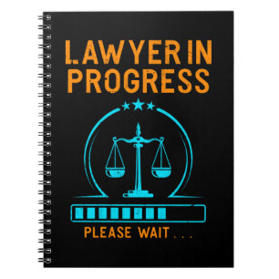 Funny Lawyer Loading Lawyer Studenten Anteckningsbok