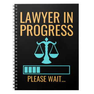 Funny Lawyer Loading Lawyer Studenten, Gifts Anteckningsbok